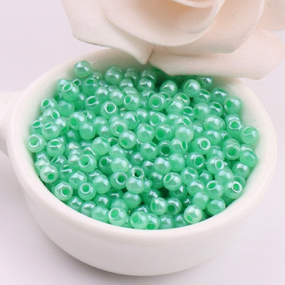 6/0 MGB sklenené korálky Japonsko 4mm jednotná imitácia nefritového skleneného semena pre DIY ručné remeselné remeslá výroba šperkov šijací materiál