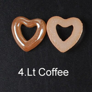 Südamekujulised strassikivist keraamilised küünehelmed 9 värvi segavärvi 12 mm DIY käsitöö lame kivi küünte kunsti jaoks tasuta kohaletoimetamine