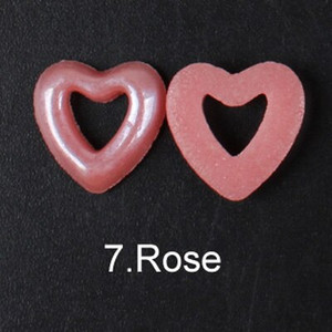 Südamekujulised strassikivist keraamilised küünehelmed 9 värvi segavärvi 12 mm DIY käsitöö lame kivi küünte kunsti jaoks tasuta kohaletoimetamine