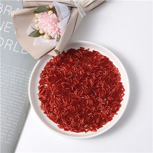 300Gb 2x6mm Taisnas Bugles Brīvi stikla sēklu starplikas caurule Leptospira krelles rotaslietu izgatavošanai DIY apģērbu šūšanas piederumi