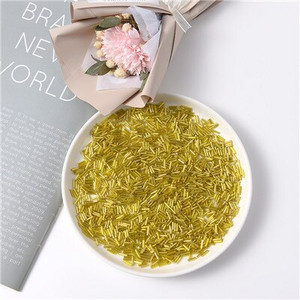 300Gb 2x6mm Taisnas Bugles Brīvi stikla sēklu starplikas caurule Leptospira krelles rotaslietu izgatavošanai DIY apģērbu šūšanas piederumi