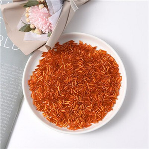 300Gb 2x6mm Taisnas Bugles Brīvi stikla sēklu starplikas caurule Leptospira krelles rotaslietu izgatavošanai DIY apģērbu šūšanas piederumi