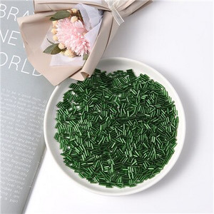 300Gb 2x6mm Taisnas Bugles Brīvi stikla sēklu starplikas caurule Leptospira krelles rotaslietu izgatavošanai DIY apģērbu šūšanas piederumi