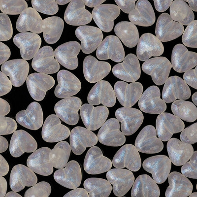 9-12mm 50 buc. Mărgele acrilice de culoare macaron în formă de inimă de stea cu mărgele cu găuri Charms brăţară colier margele pentru realizarea de bijuterii DIY