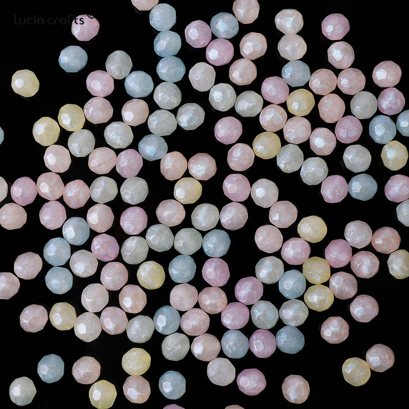 9-12mm 50 buc. Mărgele acrilice de culoare macaron în formă de inimă de stea cu mărgele cu găuri Charms brăţară colier margele pentru realizarea de bijuterii DIY