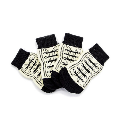 Soojad, armsad koerajalatsid Pehmed kutsikate kudumid Sokid Armsad multifilmid Libisemisvastased sokid väikestele koertele Tooted S/M/L Kutsikate sokid