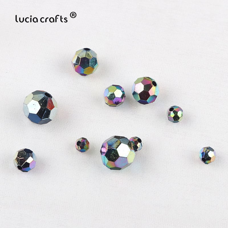 5/6/8/10/12mm 27-370 buc. Cristale austriece, rotunde, fațetate, placare cu margele în vrac, bilă de sticlă AB, colier de bijuterii DIY D1406