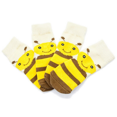 4 buc. pantofi caldi pentru câini, moi pentru câini mari, șosete calde pentru câini, pentru interior, în aer liber, pantofi anti-alunecare pentru câini, șosete pentru câini, protector pentru labe pentru animale de companie