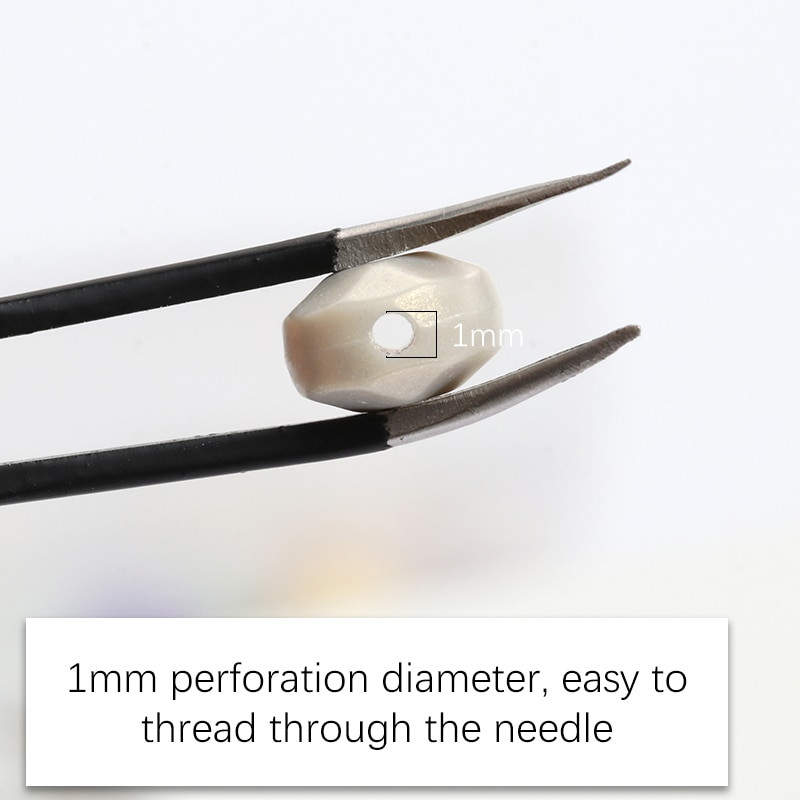 20g/50g 8x10mm Flat Oval Pearl Macaron Μικτό Χρώμα Κεντήματα Ρούχα Αξεσουάρ Χειροτεχνίες Πέρλες Χάντρες για Βραχιόλια