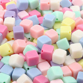 25 buc. margele acrilice de culoare bomboană, bile libere de 10 mm, margele distanțiere pentru îmbrăcăminte, decorați bricolaj, colier, brățară, accesorii lucrate manual