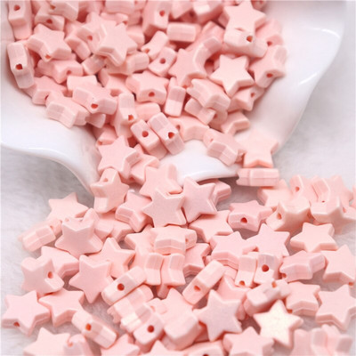 10 mm akriliniai tarpiniai karoliukai penkiakampė žvaigždė Macaron Color Symphony palaidi karoliukai papuošalams gaminti „pasidaryk pats“ rankų darbo priedai