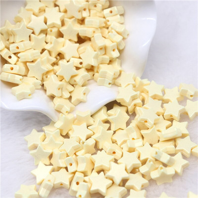 10 mm akriliniai tarpiniai karoliukai penkiakampė žvaigždė Macaron Color Symphony palaidi karoliukai papuošalams gaminti „pasidaryk pats“ rankų darbo priedai