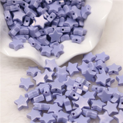 10 mm akriliniai tarpiniai karoliukai penkiakampė žvaigždė Macaron Color Symphony palaidi karoliukai papuošalams gaminti „pasidaryk pats“ rankų darbo priedai