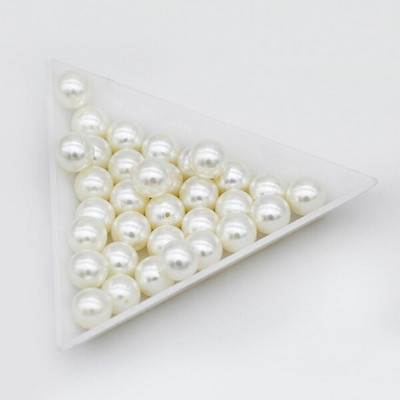 6/8/10//12MM margele acrilice distanțiere Perle ABS Jumătăți găuri Mărgele rotunde libere pentru fabricarea de bijuterii DIY articole de îmbrăcăminte Perle margele