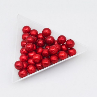 6/8/10//12MM margele acrilice distanțiere Perle ABS Jumătăți găuri Mărgele rotunde libere pentru fabricarea de bijuterii DIY articole de îmbrăcăminte Perle margele