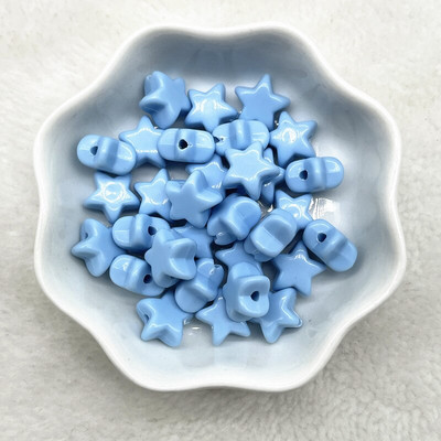 30-120 bucăți, 12 mm, culoare bomboană, stea cu cinci colțuri, margele acrilice distanțiere libere pentru realizarea de bijuterii, accesorii de îmbrăcăminte lucrate manual.
