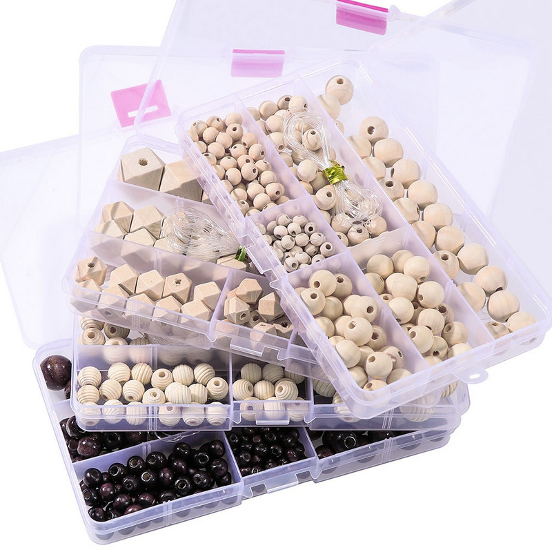 Ümmargused puidust helmed, 10/12/14/16/20 mm lahtised vahetükid, keskkonnasõbralikud naturaalset värvi helmed rõivaste ehete valmistamiseks isetegemise tarvikute jaoks