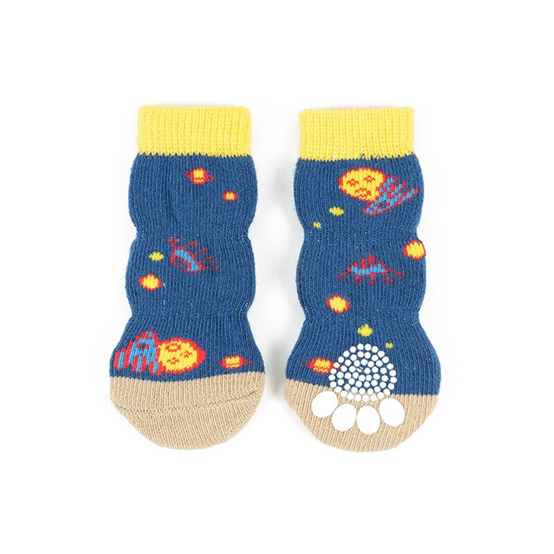 Меки топли противоплъзгащи чорапи за кучета Чорапи за котки Дишащи чорапи за домашни любимци за кученце Чихуахуа Плетива за домашни любимци Чорапи Сладки чорапи за кучета Стоки за домашни любимци