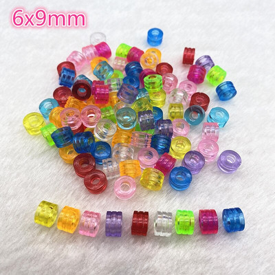 New30 margele ovale acrilice de culoare transparentă mărgele brățară colier bijuterii bricolaj accesorii de îmbrăcăminte