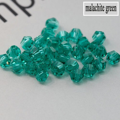 QIAO 4mm krištáľové bikonické korálky, trblietavé krištáľové šperky pre DIY náramok, náhrdelník, remeselné lesklé sklenené korálky, príslušenstvo