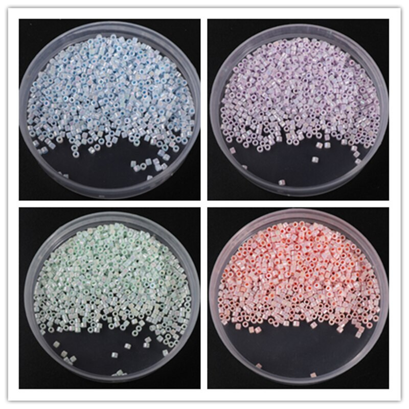 350tk/5g/pakk 2mm AB ühevärvilised riisihelmed DIY käsitsi valmistatud rõivahelmed lahtised ümmargused helmed rõivad tikandid tutitarvikud