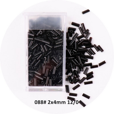 1 karp mustad seemnehelmed 1,5 mm 2 mm 3 mm 4 mm tšehhi klaasist seemnehelmed DIY käsitsi valmistatud käevõru kaelakee helmestega materjalist tarvikud