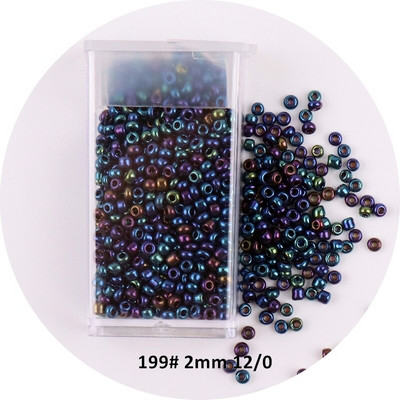 1 karp mustad seemnehelmed 1,5 mm 2 mm 3 mm 4 mm tšehhi klaasist seemnehelmed DIY käsitsi valmistatud käevõru kaelakee helmestega materjalist tarvikud