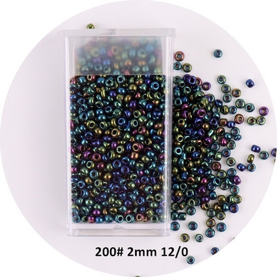 1 karp mustad seemnehelmed 1,5 mm 2 mm 3 mm 4 mm tšehhi klaasist seemnehelmed DIY käsitsi valmistatud käevõru kaelakee helmestega materjalist tarvikud