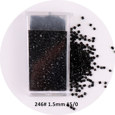 1 karp mustad seemnehelmed 1,5 mm 2 mm 3 mm 4 mm tšehhi klaasist seemnehelmed DIY käsitsi valmistatud käevõru kaelakee helmestega materjalist tarvikud