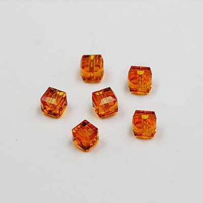 20 τμχ Υψηλής ποιότητας Τετράγωνες κορυφαίες χάντρες Αυστριακές κρυστάλλινες διαφανείς χάντρες Τετράγωνη μπάλα 6x6mm Βραχιόλι προμήθειας Κοσμήματα Diy