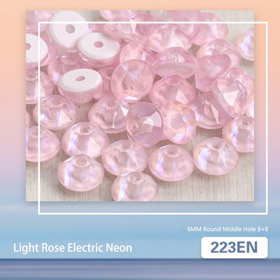 4 mm 6 mm värvilised lambivärvi kristallist klaashelmed kivist ümmargused helmed ehete valmistamiseks meisterdamiseks rõivaste kaunistamiseks