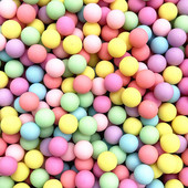 NOVÉ 50-200 ks 8 mm okrúhle viacfarebné akrylové matné korálky bez dierky voľné korálky na DIY dekorácie do albumu, remeslá, výroba