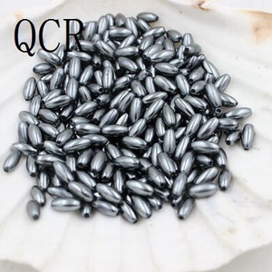 Νέα 4x8mm 144Pcs/Παρτίδα Σχήμα ρυζιού Πολύχρωμη Απομίμηση Πέρλες Χάντρες Χειροτεχνία Διακόσμηση για DIY Βραχιόλια Κολιέ Κατασκευή κοσμημάτων