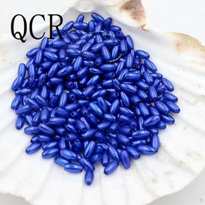 Νέα 4x8mm 144Pcs/Παρτίδα Σχήμα ρυζιού Πολύχρωμη Απομίμηση Πέρλες Χάντρες Χειροτεχνία Διακόσμηση για DIY Βραχιόλια Κολιέ Κατασκευή κοσμημάτων