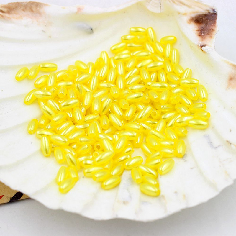 Uus 4x8mm 144tk/partii riisi kuju mitmevärviline imitatsioon pärlid helmed käsitöö kaunistus meisterdamiseks käevõrud kaelakeed ehete tegemine