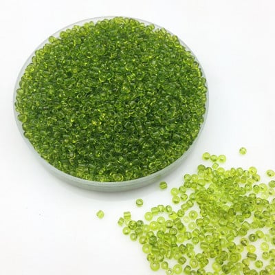 16g 1000ks 2mm priehľadné okrúhle korálky na odev, voľné dištančné korálky, sklenené korálky Cezch, ručne vyrobené šperky, korálky TM2M