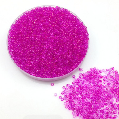 16g 1000ks 2mm priehľadné okrúhle korálky na odev, voľné dištančné korálky, sklenené korálky Cezch, ručne vyrobené šperky, korálky TM2M