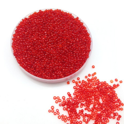 16g 1000ks 2mm priehľadné okrúhle korálky na odev, voľné dištančné korálky, sklenené korálky Cezch, ručne vyrobené šperky, korálky TM2M