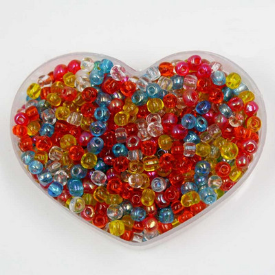 16g 1000ks 2mm priehľadné okrúhle korálky na odev, voľné dištančné korálky, sklenené korálky Cezch, ručne vyrobené šperky, korálky TM2M