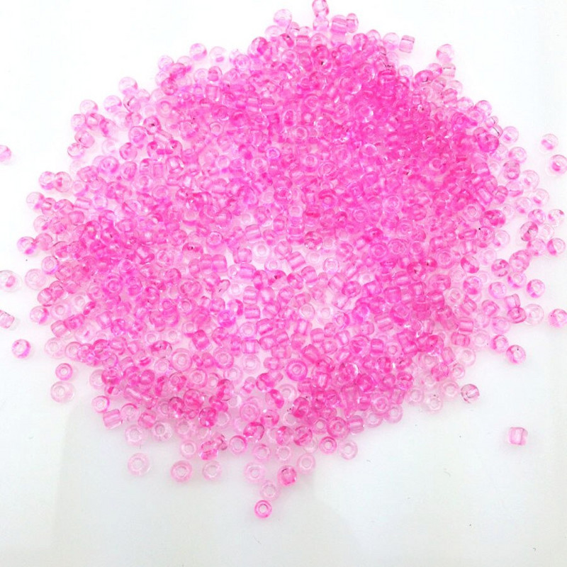 16g 1000ks 2mm priehľadné okrúhle korálky na odev, voľné dištančné korálky, sklenené korálky Cezch, ručne vyrobené šperky, korálky TM2M