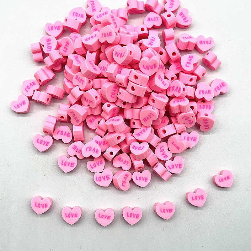 30 tk/partii 10 mm jõulumustriga helmed polümeersavist vahehoidik lahtised helmed ehete valmistamiseks isetegemise käeketi tarvikud