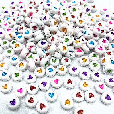 500 ks 7x4mm všetky druhy zmiešaných písmen akrylových korálok voľné dištančné korálky na výrobu šperkov DIY odevné doplnky