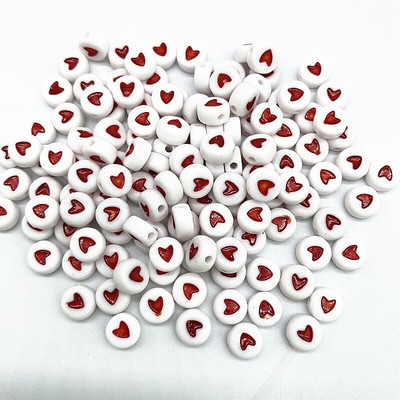 500 ks 7x4mm všetky druhy zmiešaných písmen akrylových korálok voľné dištančné korálky na výrobu šperkov DIY odevné doplnky