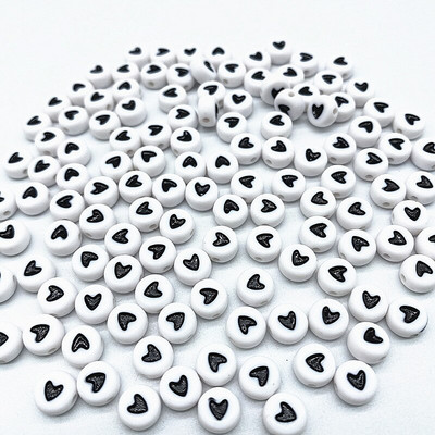 500 ks 7x4mm všetky druhy zmiešaných písmen akrylových korálok voľné dištančné korálky na výrobu šperkov DIY odevné doplnky