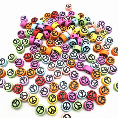 500 ks 7x4mm všetky druhy zmiešaných písmen akrylových korálok voľné dištančné korálky na výrobu šperkov DIY odevné doplnky