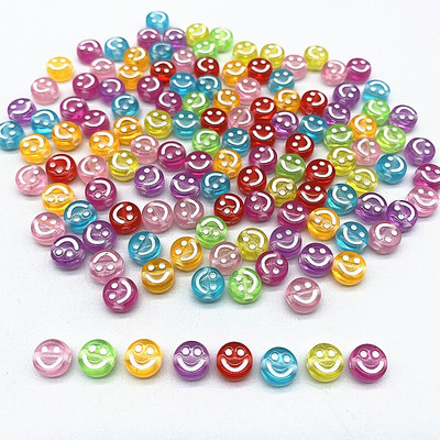 500 ks 7x4mm všetky druhy zmiešaných písmen akrylových korálok voľné dištančné korálky na výrobu šperkov DIY odevné doplnky