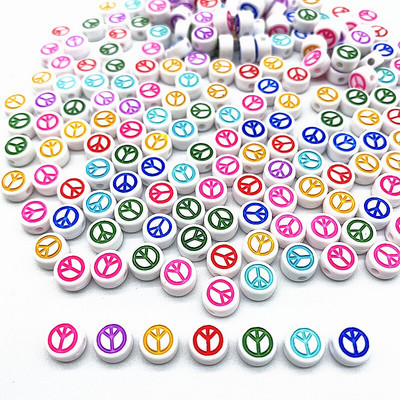 500 ks 7x4mm všetky druhy zmiešaných písmen akrylových korálok voľné dištančné korálky na výrobu šperkov DIY odevné doplnky