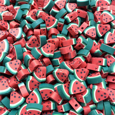 30 ks/sada 10 mm ovocné korálky z polymérovej hliny, korálky z rôznych farieb, dištančné korálky z polymérovej hliny na výrobu šperkov, náramok, náhrdelník.