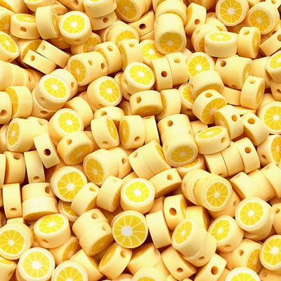 30 ks/sada 10 mm ovocné korálky z polymérovej hliny, korálky z rôznych farieb, dištančné korálky z polymérovej hliny na výrobu šperkov, náramok, náhrdelník.