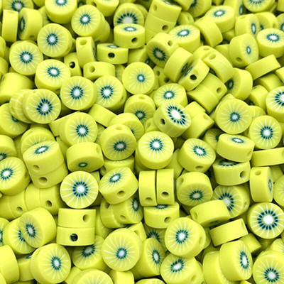 30 ks/sada 10 mm ovocné korálky z polymérovej hliny, korálky z rôznych farieb, dištančné korálky z polymérovej hliny na výrobu šperkov, náramok, náhrdelník.